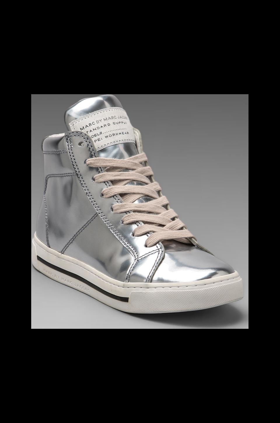 marc jacobs silver sneakers