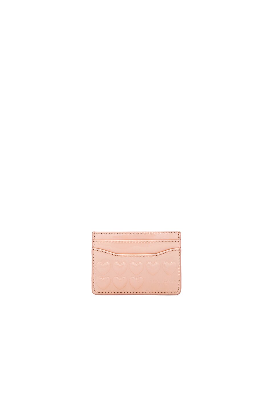 marc jacobs heart embossed card holder