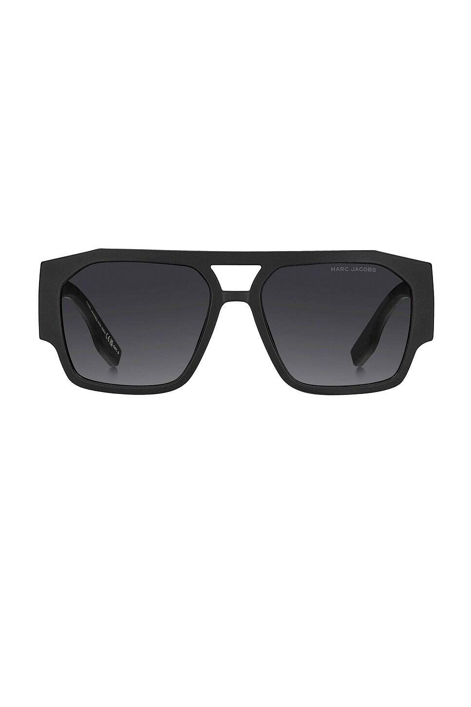 Marc Jacobs Aviator Sunglasses in Matte Black & Dark Grey  display picture 1
