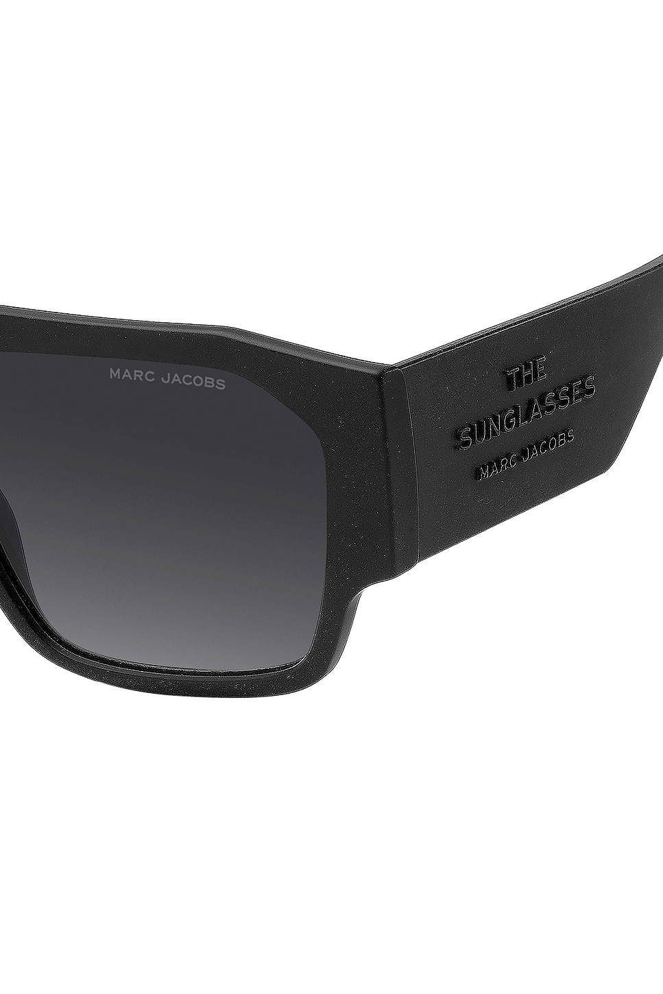 NIB Marc Jacobs Black Aviator Sunglasses Marc Jacobs Aviator Sunglasses in Matte Black & Dark Grey  main image 3