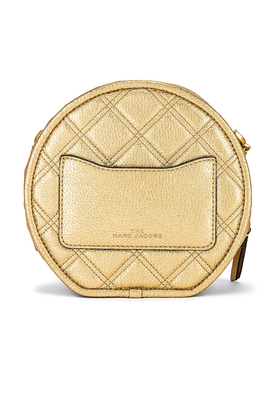 Marc Jacobs Status Round Crossbody Bag in Yellow Gold REVOLVE