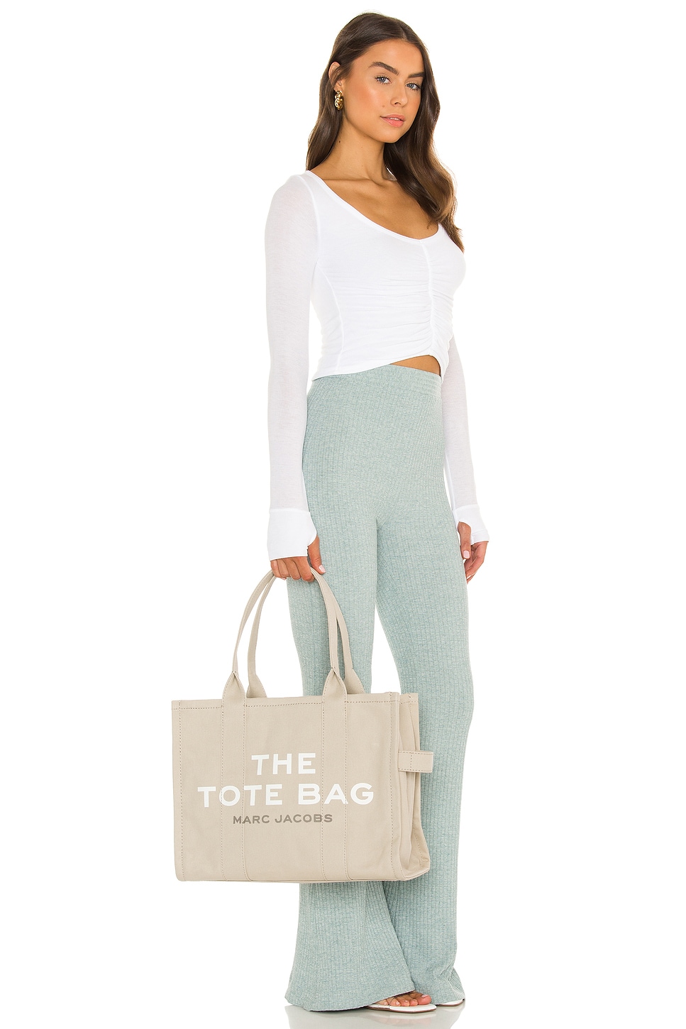 Marc Jacobs The Canvas Large Tote Bag in Beige | REVOLVE
