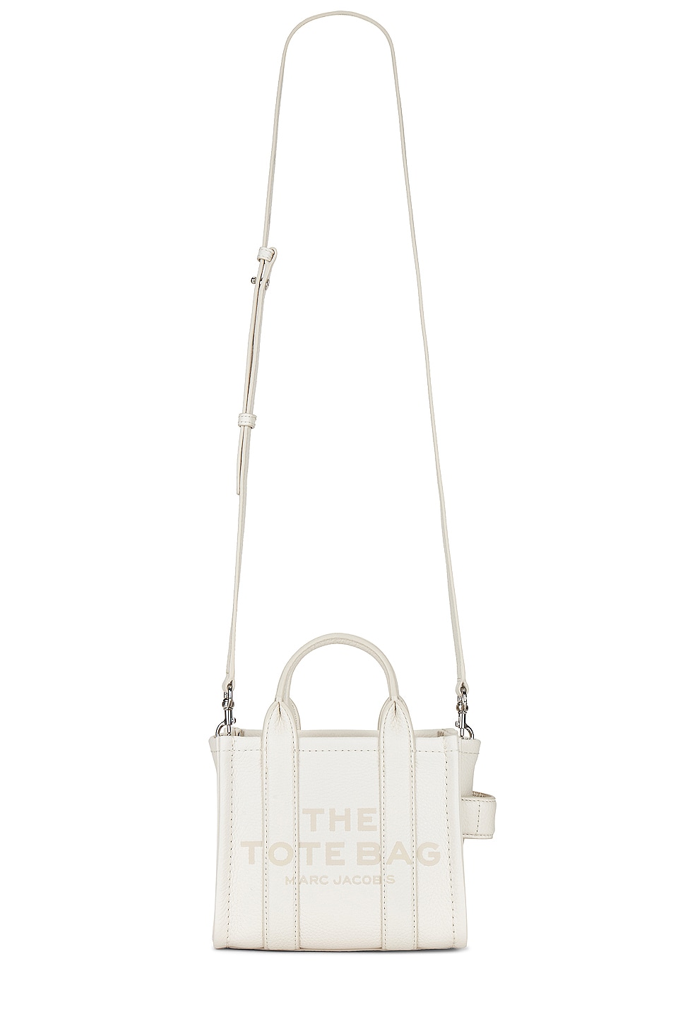 Marc Jacobs The Small Tote Bag in Silver Leather