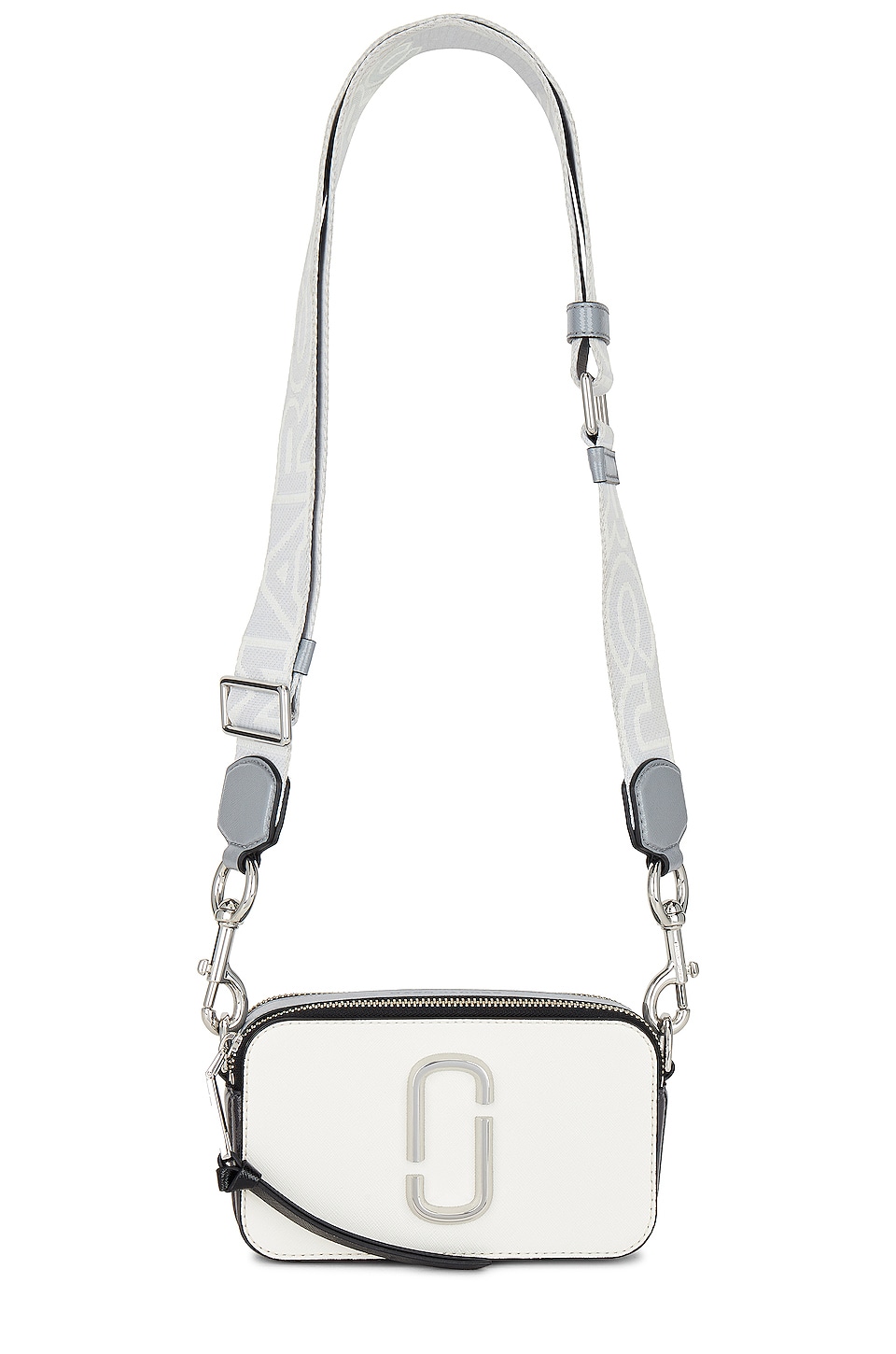MARC JACOBS: The Snapshot Saffiano leather bag - White