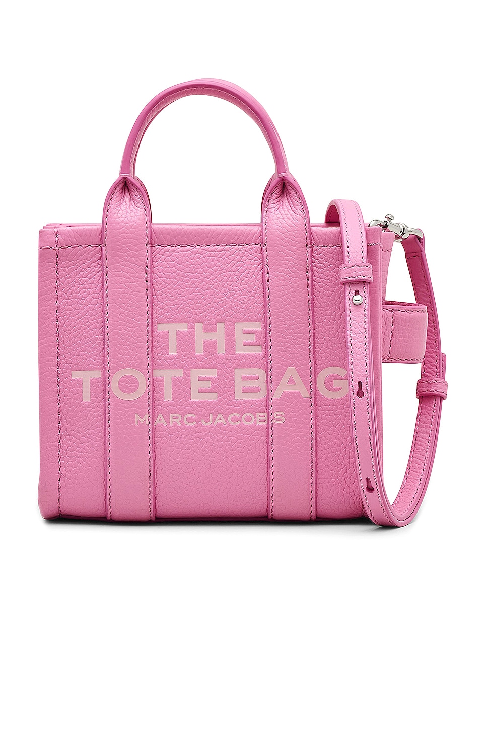 genuine leather pink marc jacobs tote bag