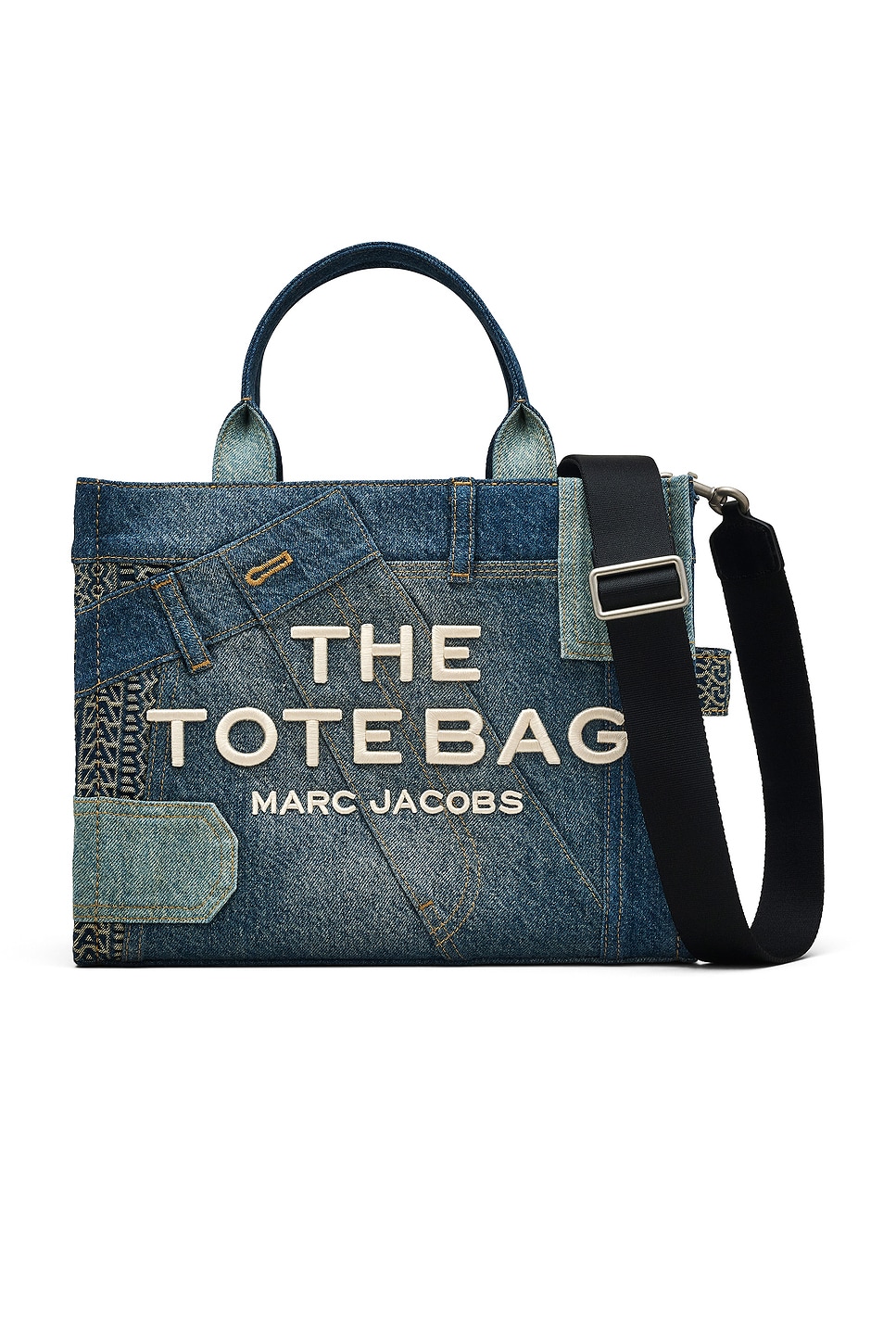 The Deconstructed Denim Medium Tote Bag
