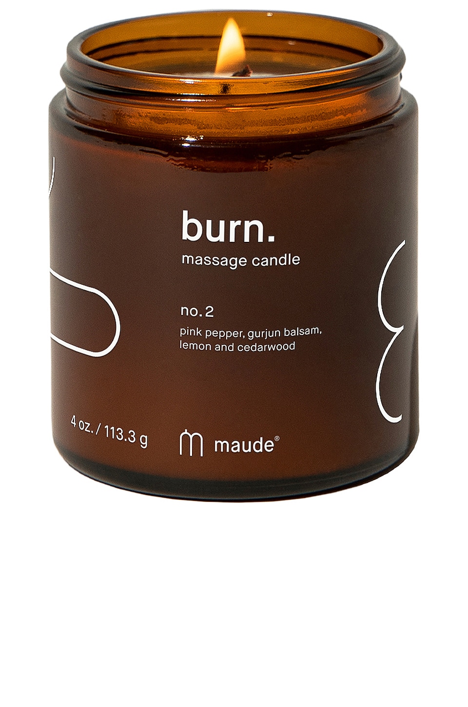 maude Burn Massage Candle No. 2 | REVOLVE