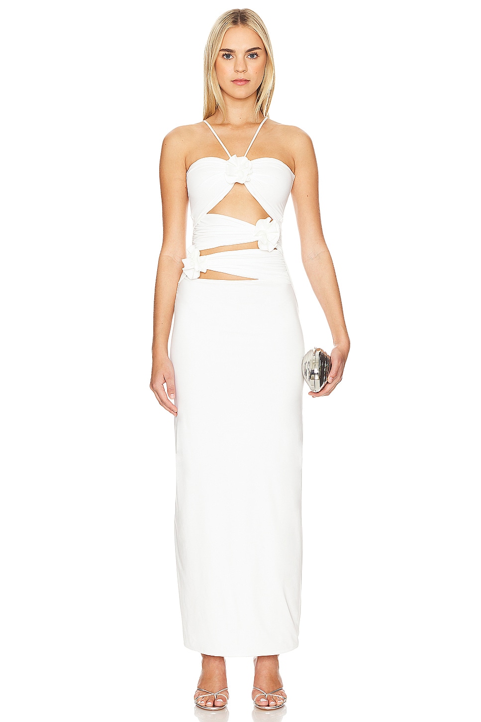 Maygel Coronel Veranera Dress in Off White | REVOLVE