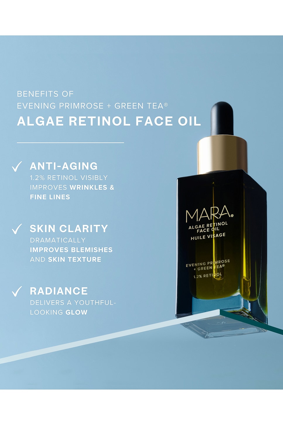 Evening Primrose + Green Tea Algae Retinol Face Oil - thumbnail 3