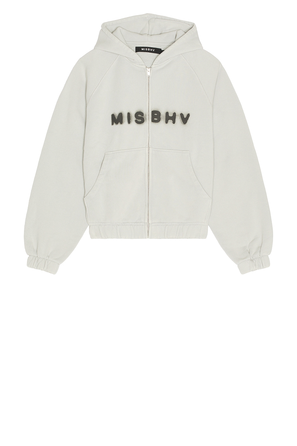 MISBHV Community Zipped Hoodie in Light Grey | REVOLVE
