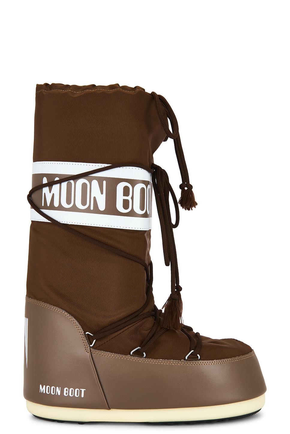 moon ブーツ MOON BOOT Icon Nylon Boot in Shitake | REVOLVE