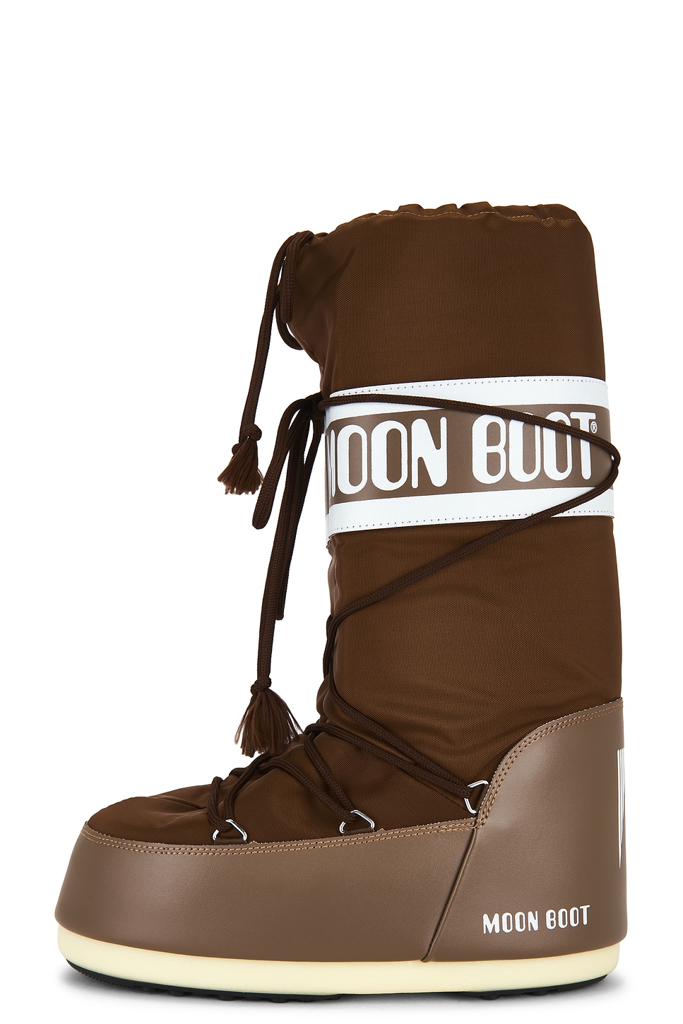 MOON BOOT Icon Nylon Boot in Shitake | REVOLVE
