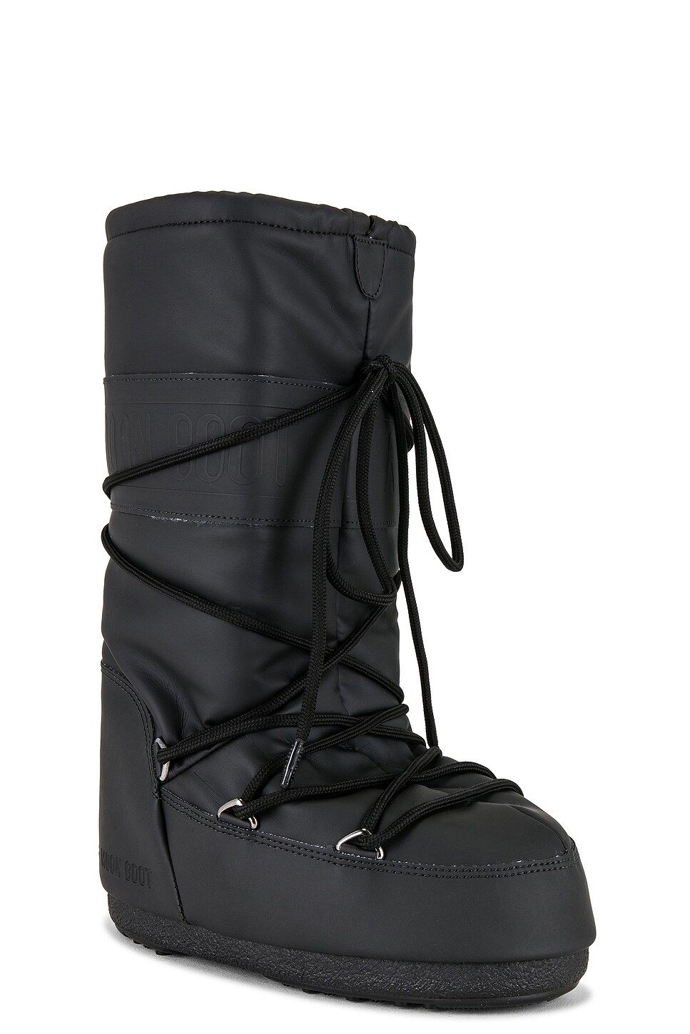 MOON BOOT Icon Rubber Boot in Black