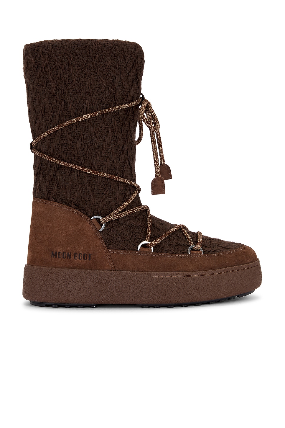 MOON BOOT X Guest in Residence L Track Boot in Cocoa | REVOLVE