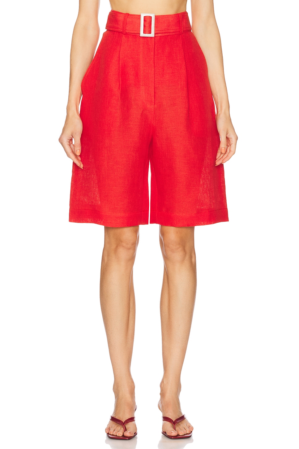 Pleated Bermuda Short