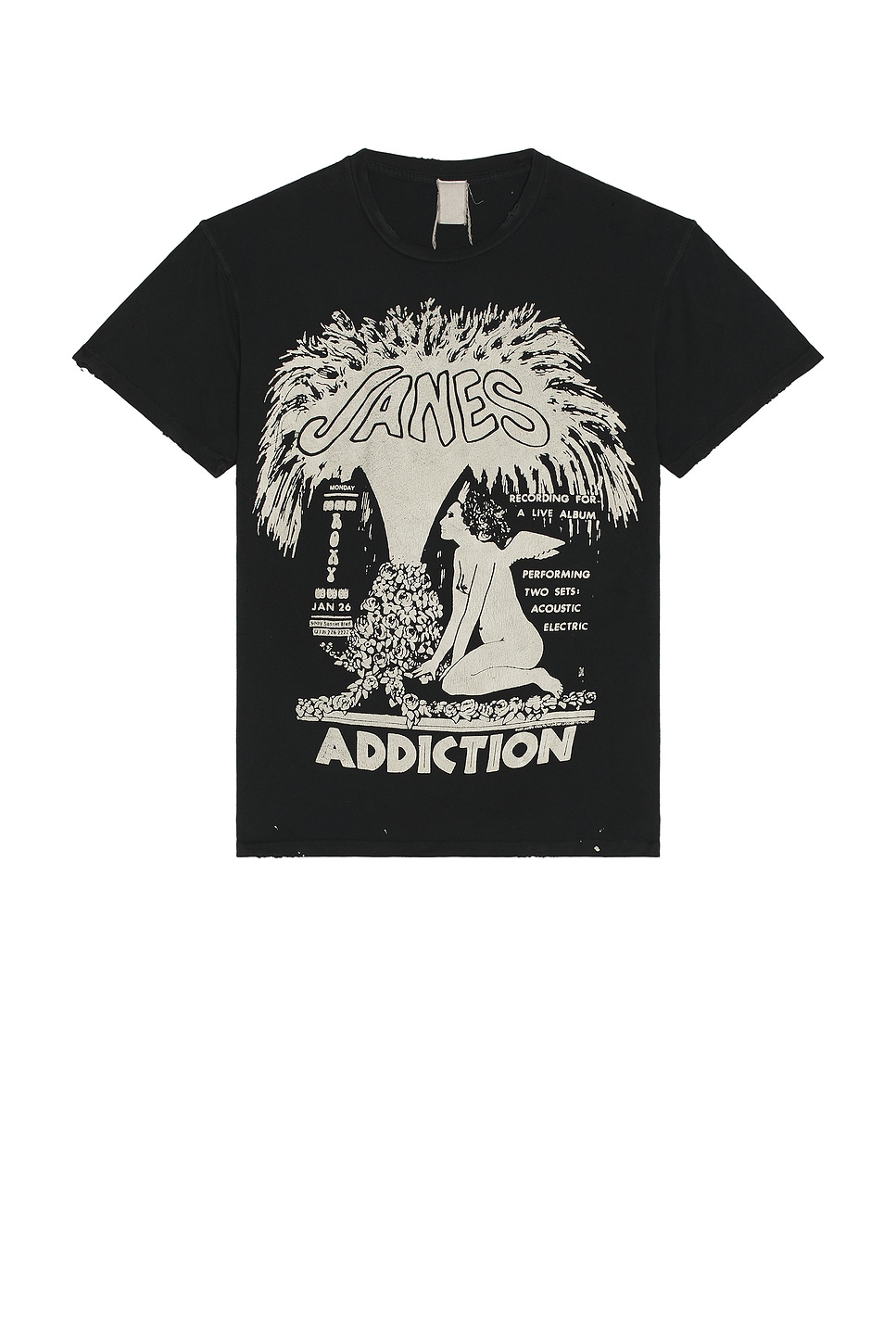 Madeworn Janes Addiction T-Shirt in Coal | REVOLVE