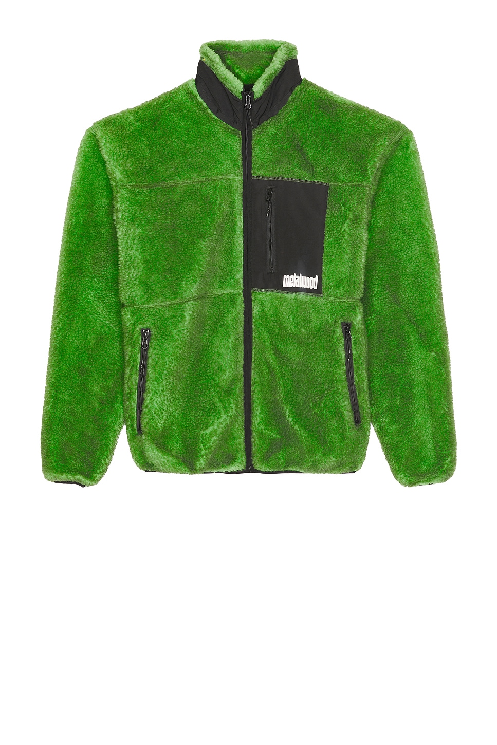 Painted Sherpa Fleece Jacket - Thumbnail 1