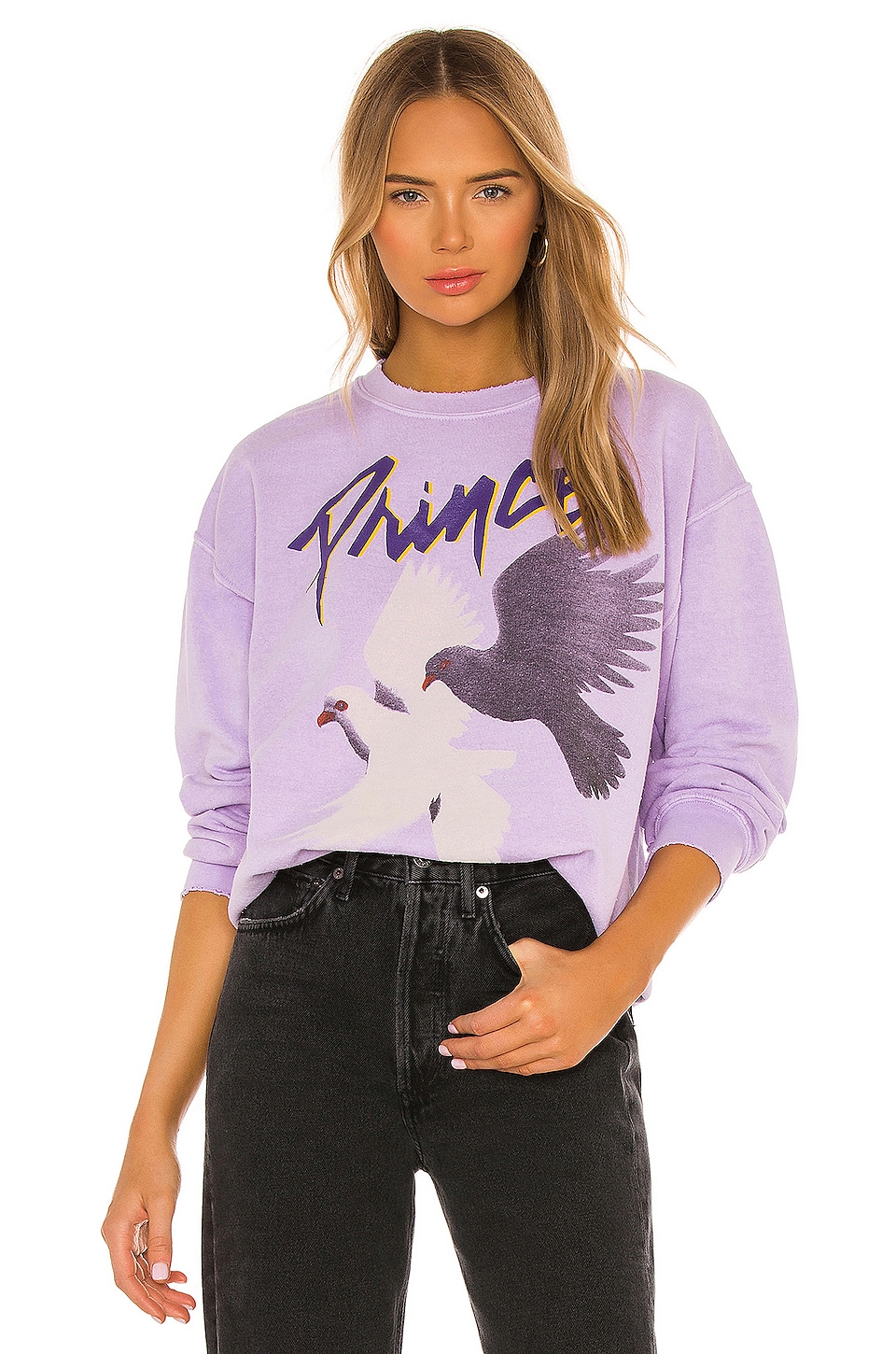 Madeworn Prince Sweatshirt In Lilac