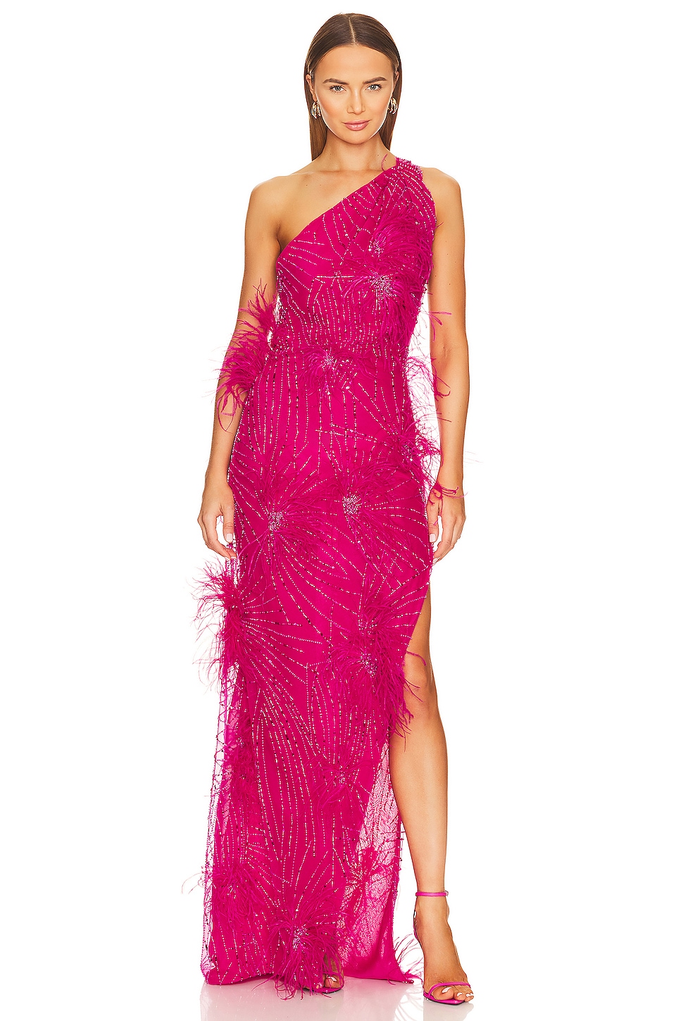 MadebyILA Julia Gown in Hot Pink | REVOLVE