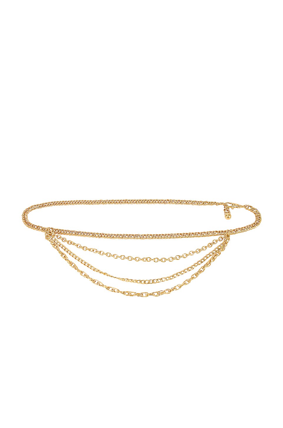 Michael Costello x REVOLVE Harper Chain Belt in Gold