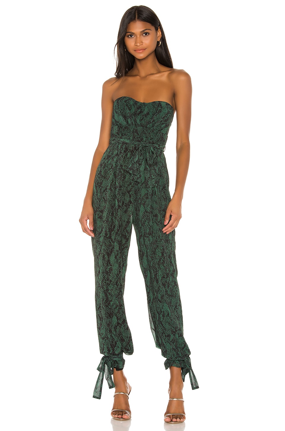 green snake jumpsuit