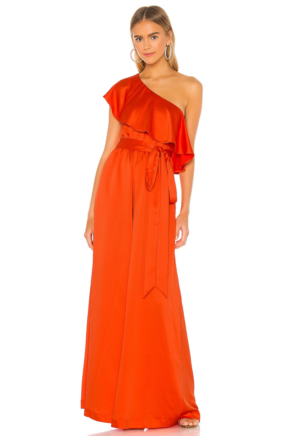 revolve jumpsuit red