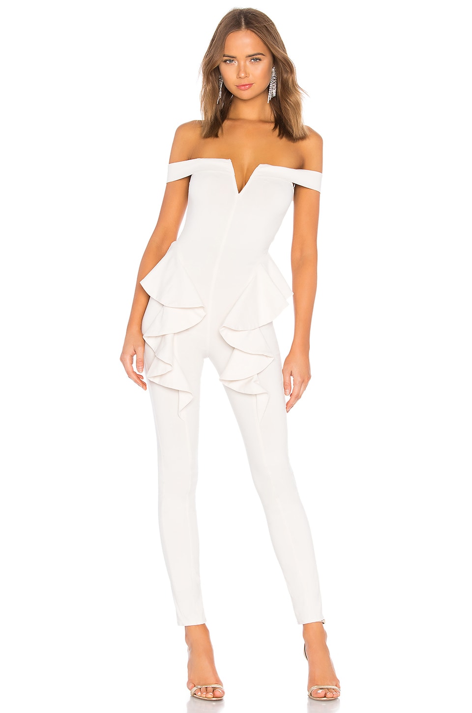 MICHAEL COSTELLO MICHAEL COSTELLO X REVOLVE JERIC JUMPSUIT IN IVORY,MELR-WC5