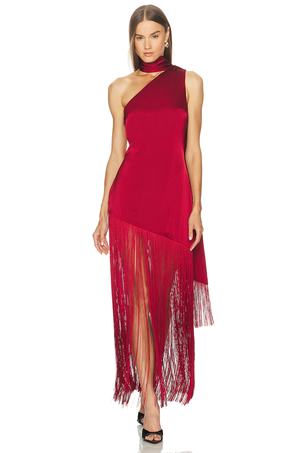 michael costello revolve red dress Michael Costello x REVOLVE Spencer Gown in Oxblood Red