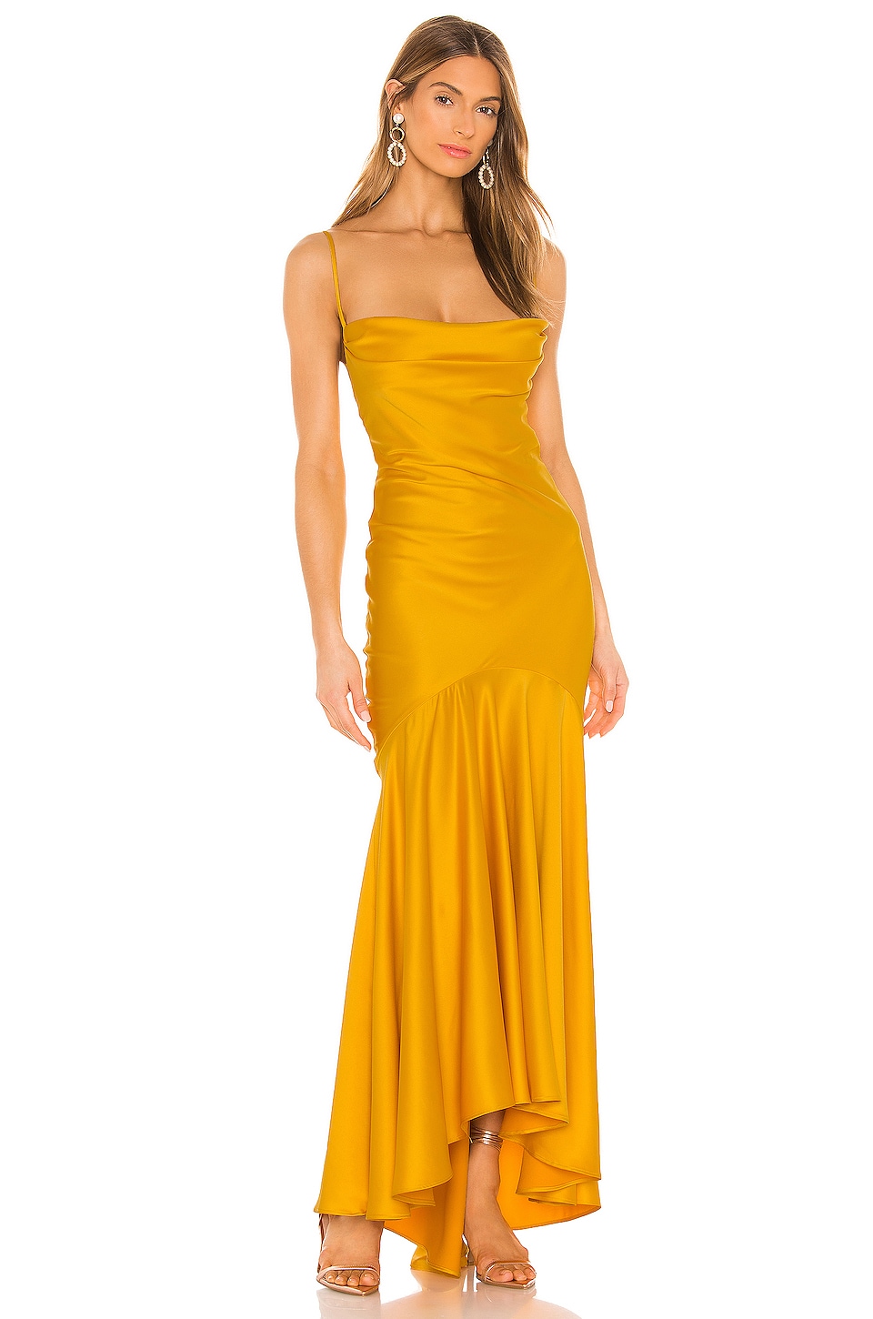 revolve yellow gown