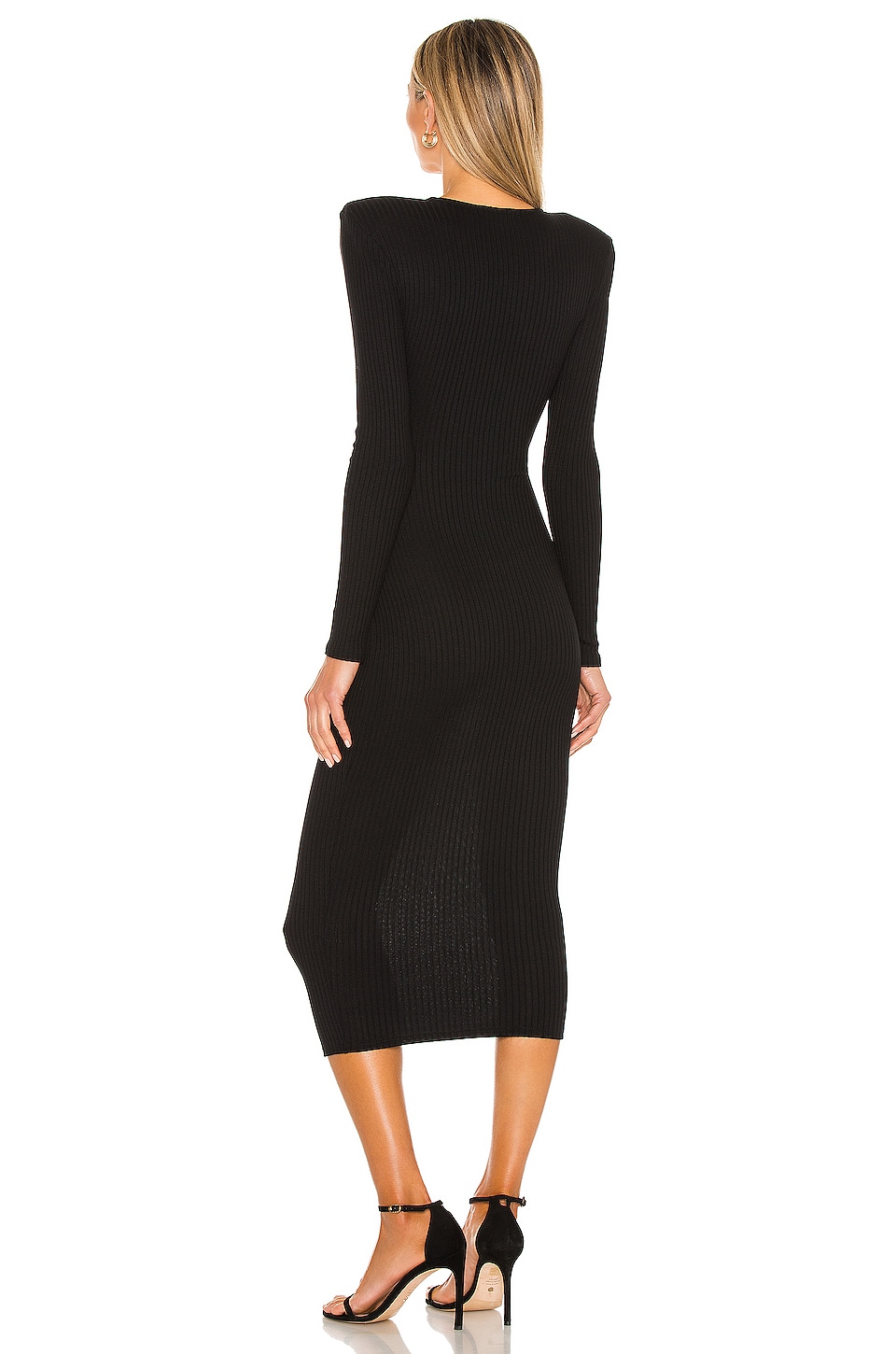Michael Costello x REVOLVE Mila Midi Dress in Black | REVOLVE