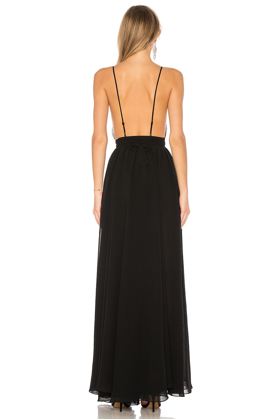 Michael Costello x REVOLVE Justin Gown in Black REVOLVE