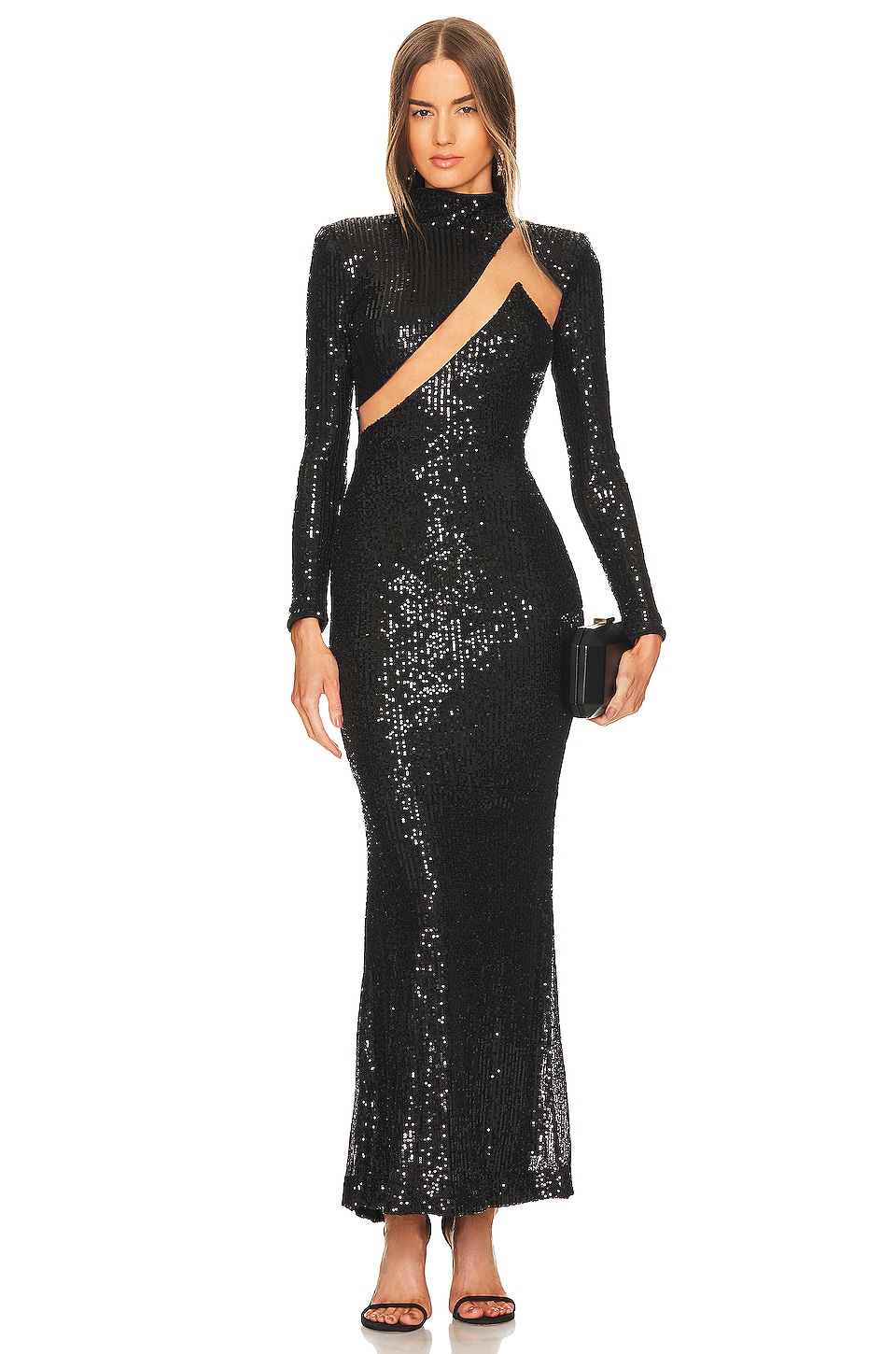 Michael Costello x REVOLVE Houston Gown in Black | REVOLVE