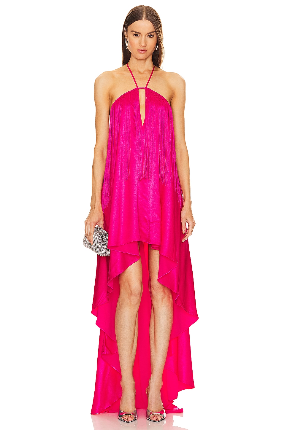 Michael costello pink dress on sale