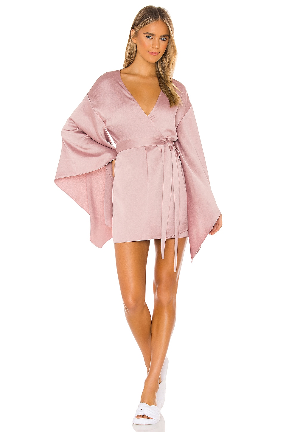 Michael Costello x REVOLVE Wrap Robe in Mauve | REVOLVE