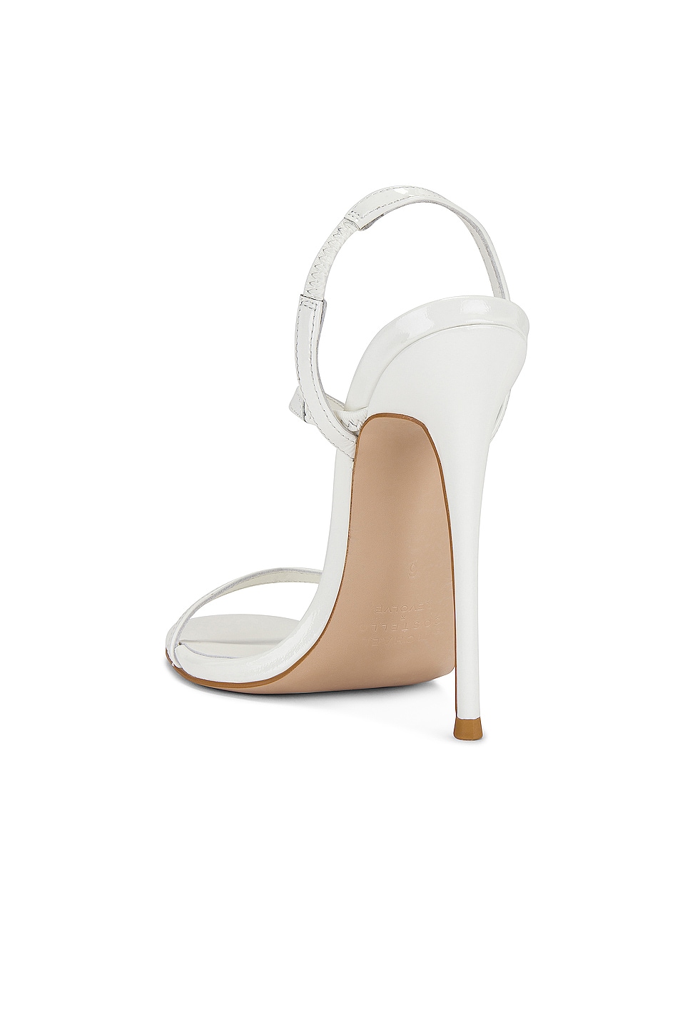 Michael Costello x REVOLVE Gia Sandal in White REVOLVE
