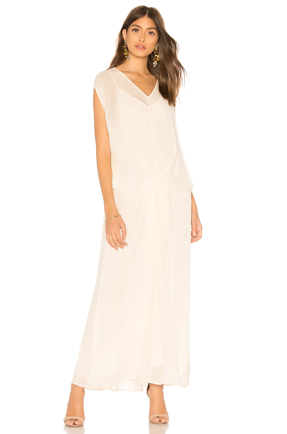 Mes Demoiselles Women's Belvy Long Viscose Dress Black