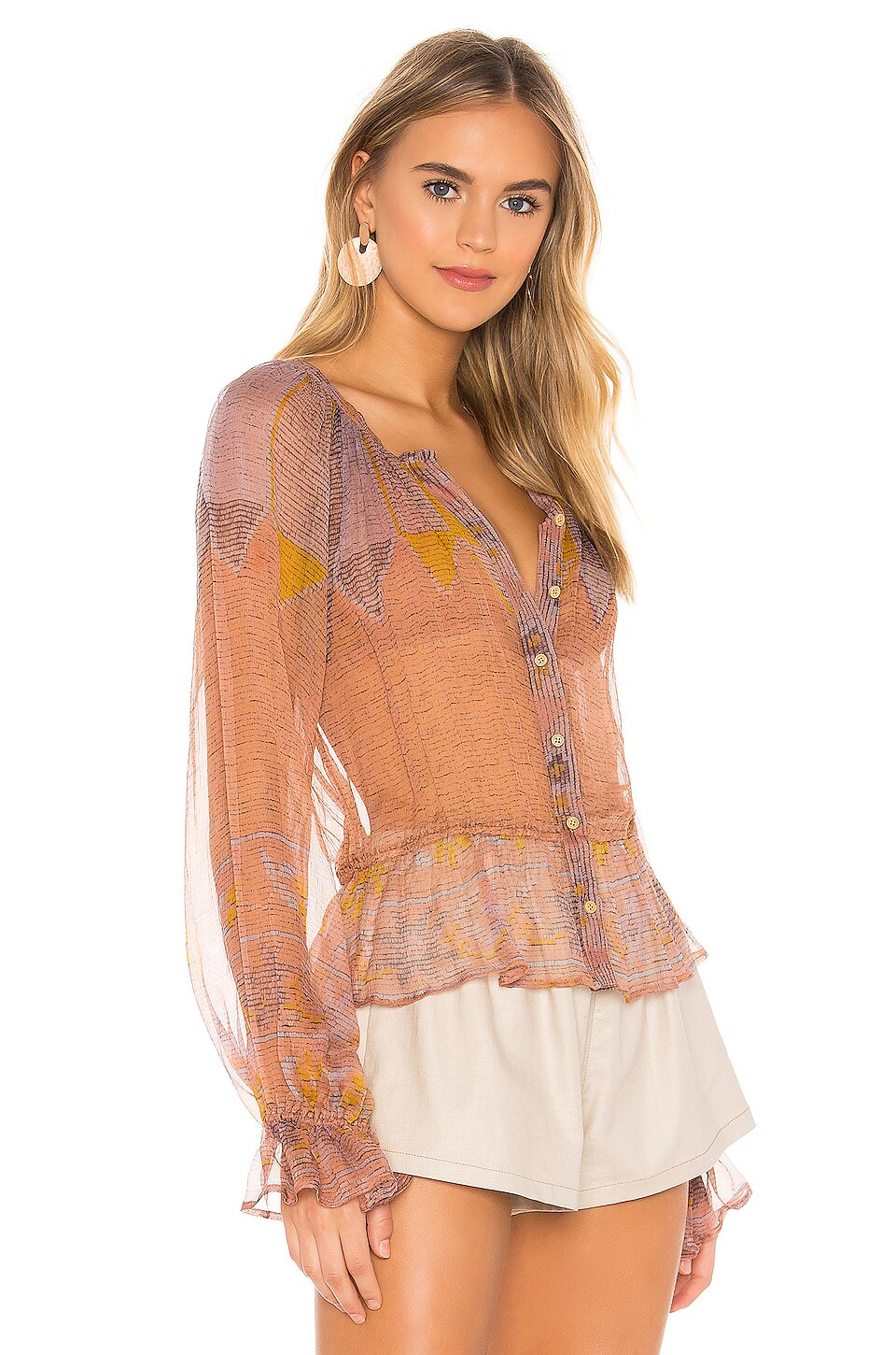Mes Demoiselles Balao Blouse in Poudre