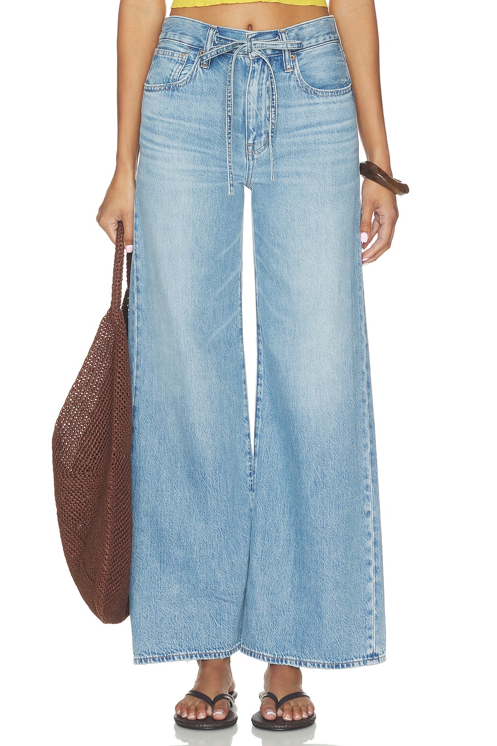 The Ultimate Wide Leg Jean in Airy Denim