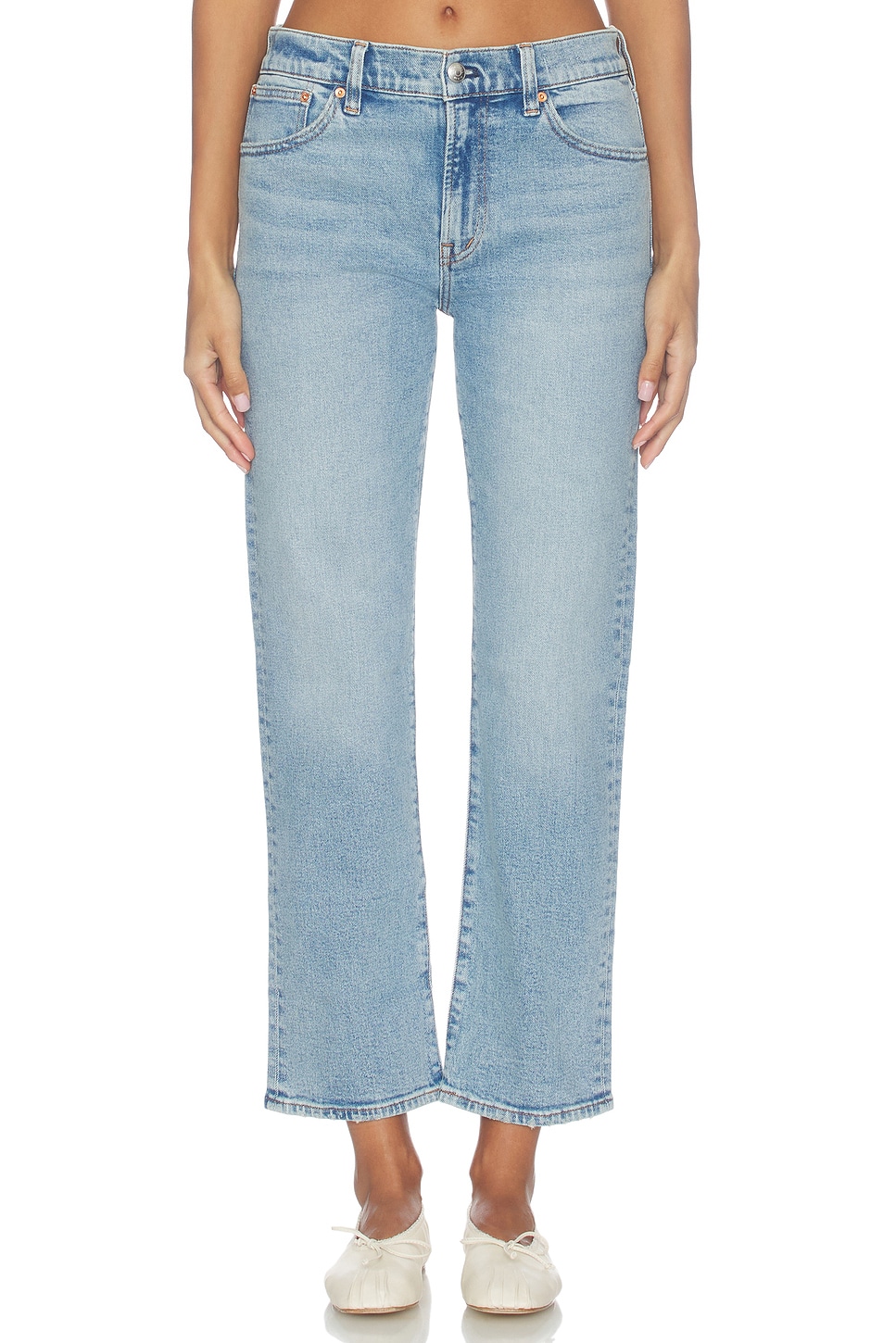 The Jules Slim Straight Jean - thumbnail 2
