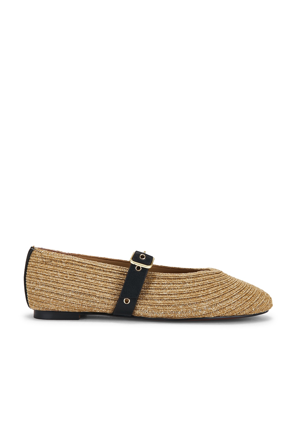 Raffia Remy Mary Jane Flat