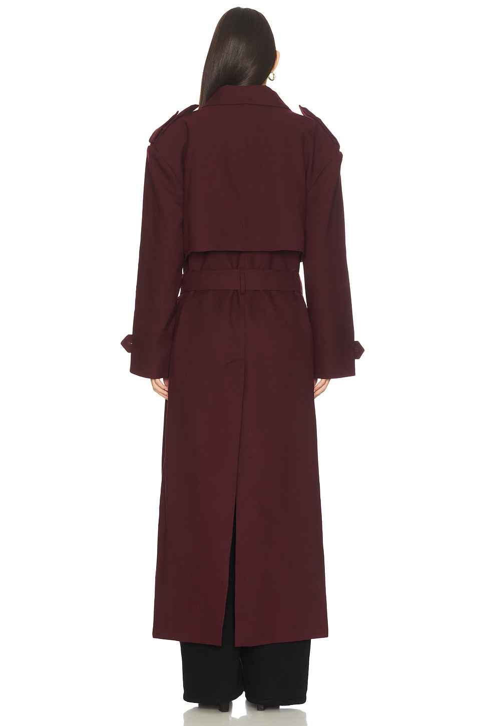 【美品】6 ロク BIG TRENCH COAT Long trench coat Brown For Women | Maje