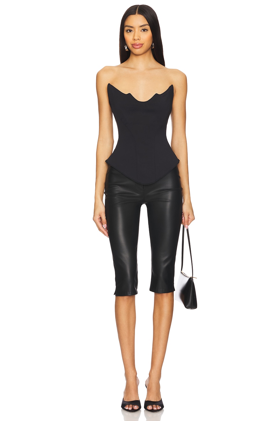 April Zipper Corset Top