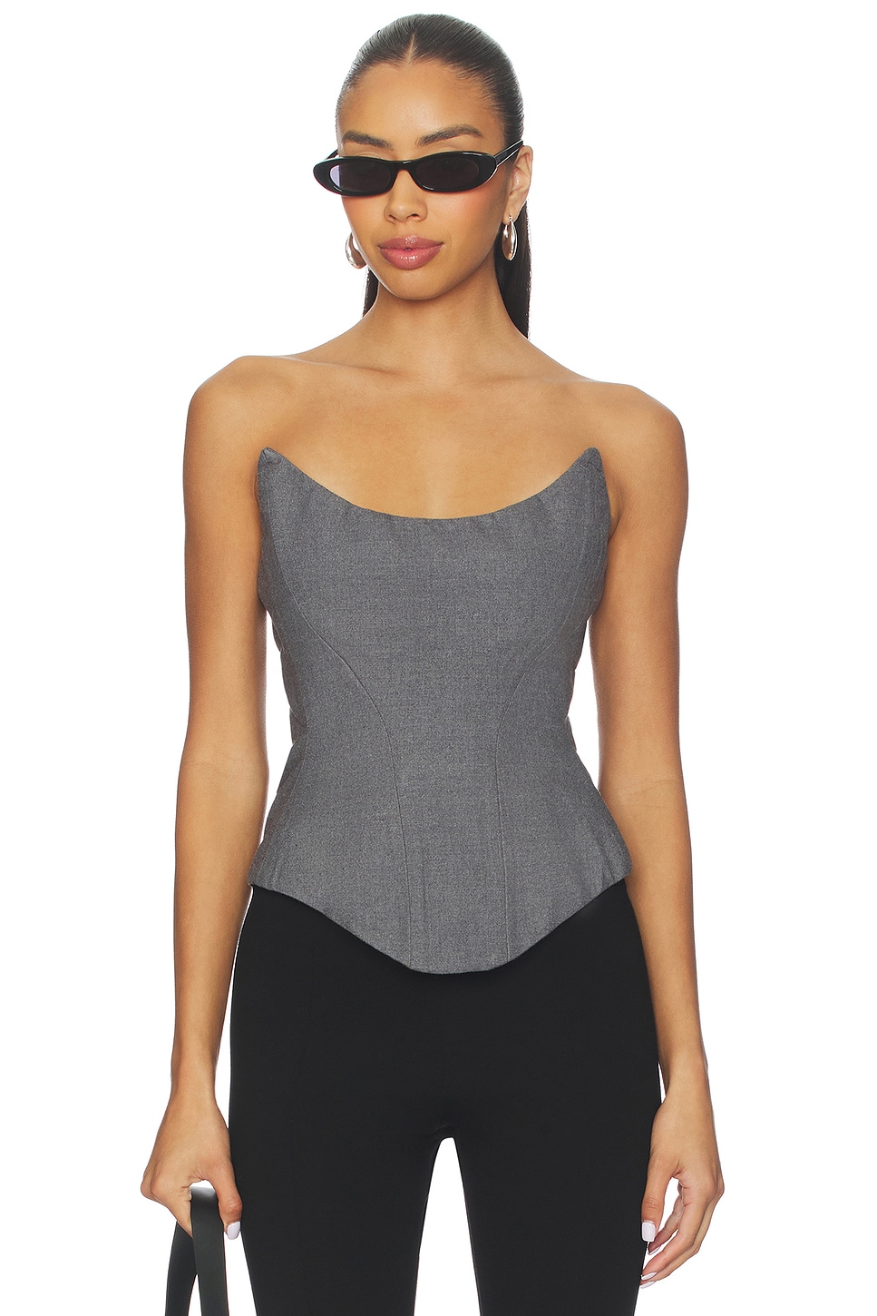 Mother of All Nemesis Corset Top in Grey | REVOLVE