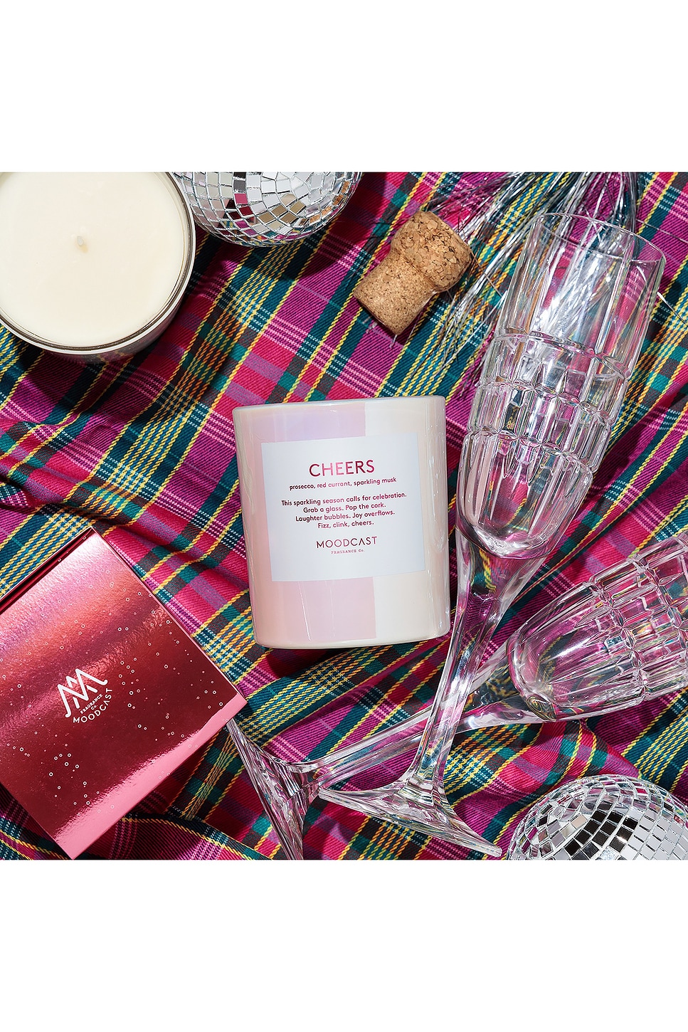 Moodcast Fragrance Co. Cheers 8oz Candle | REVOLVE