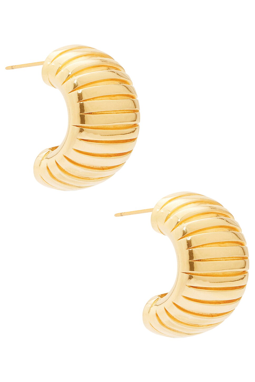 MEGA Large Step Earrings in 14k Gold Plated | REVOLVE