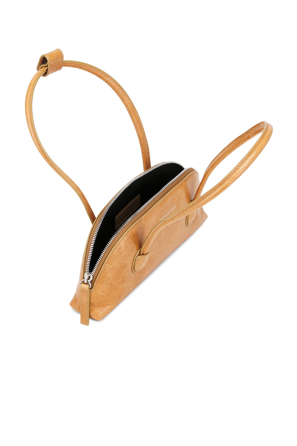 MARGESHERWOOD Bessette Shoulder Bag in Soft Camel Pull Up