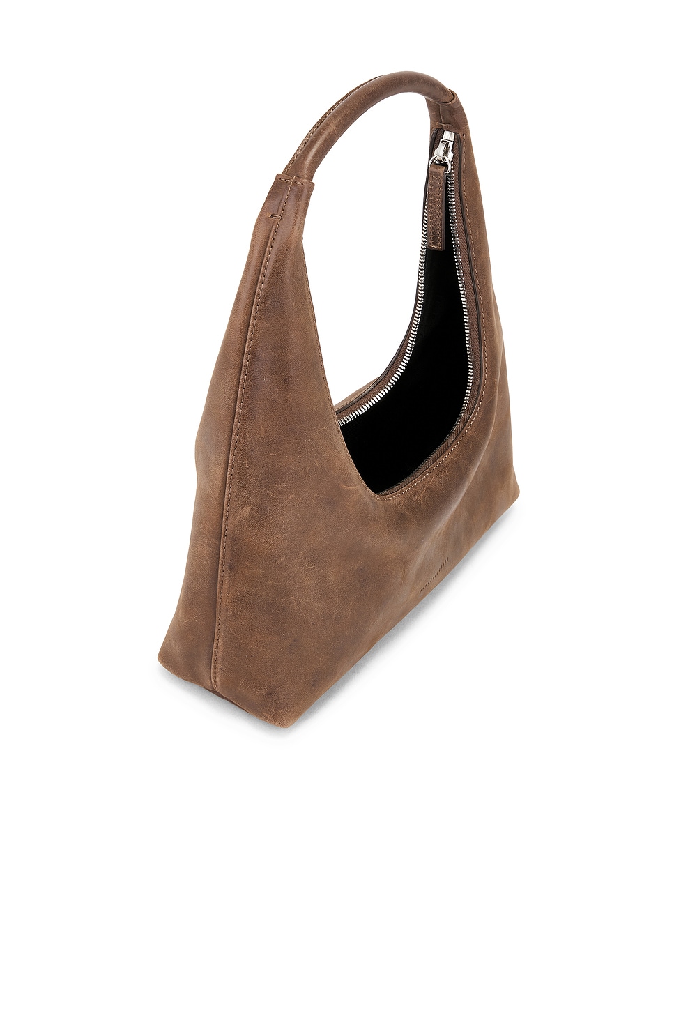 ☆MARGE SHERWOOD☆ HOBO MINIwashed brown pullup Marge Sherwood Mini hobo out pocket bag washed brown pullup