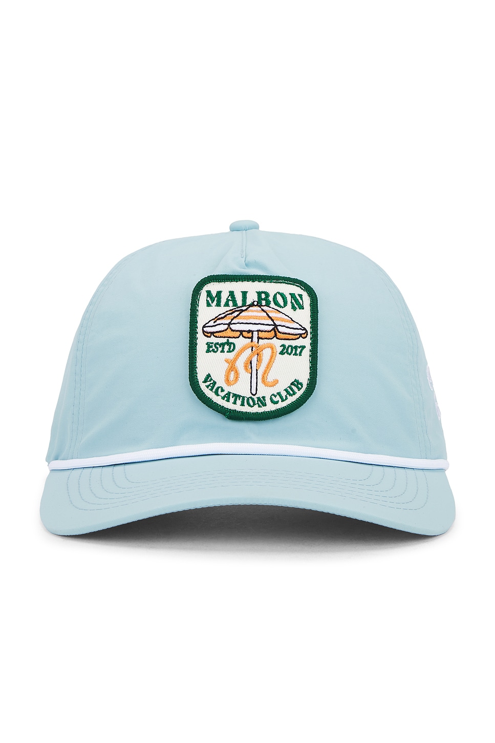 Malbon Golf Vacation Club Nylon Rope Hat in Light Blue | REVOLVE