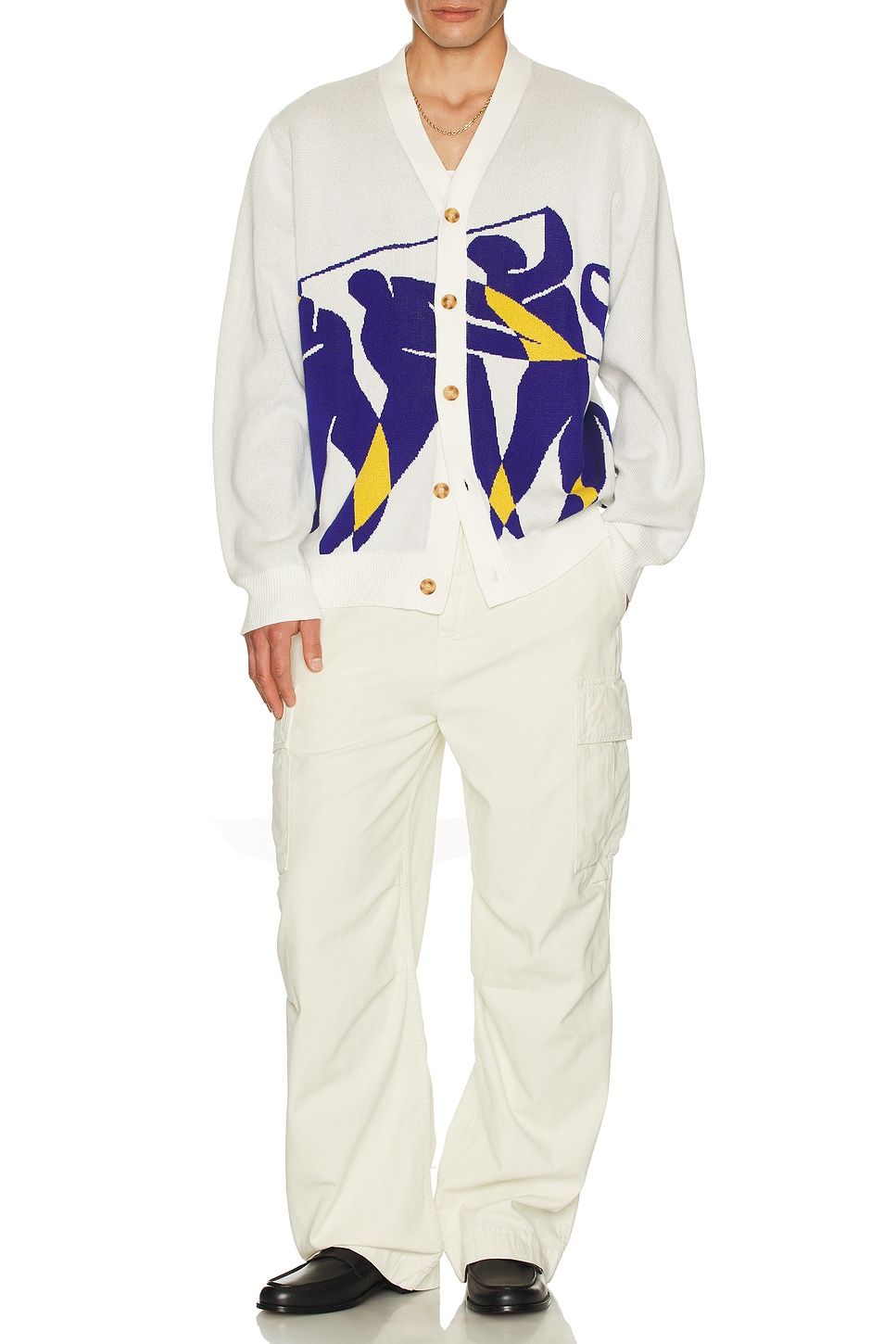 Malbon Golf Matisse Cardigan in White | REVOLVE