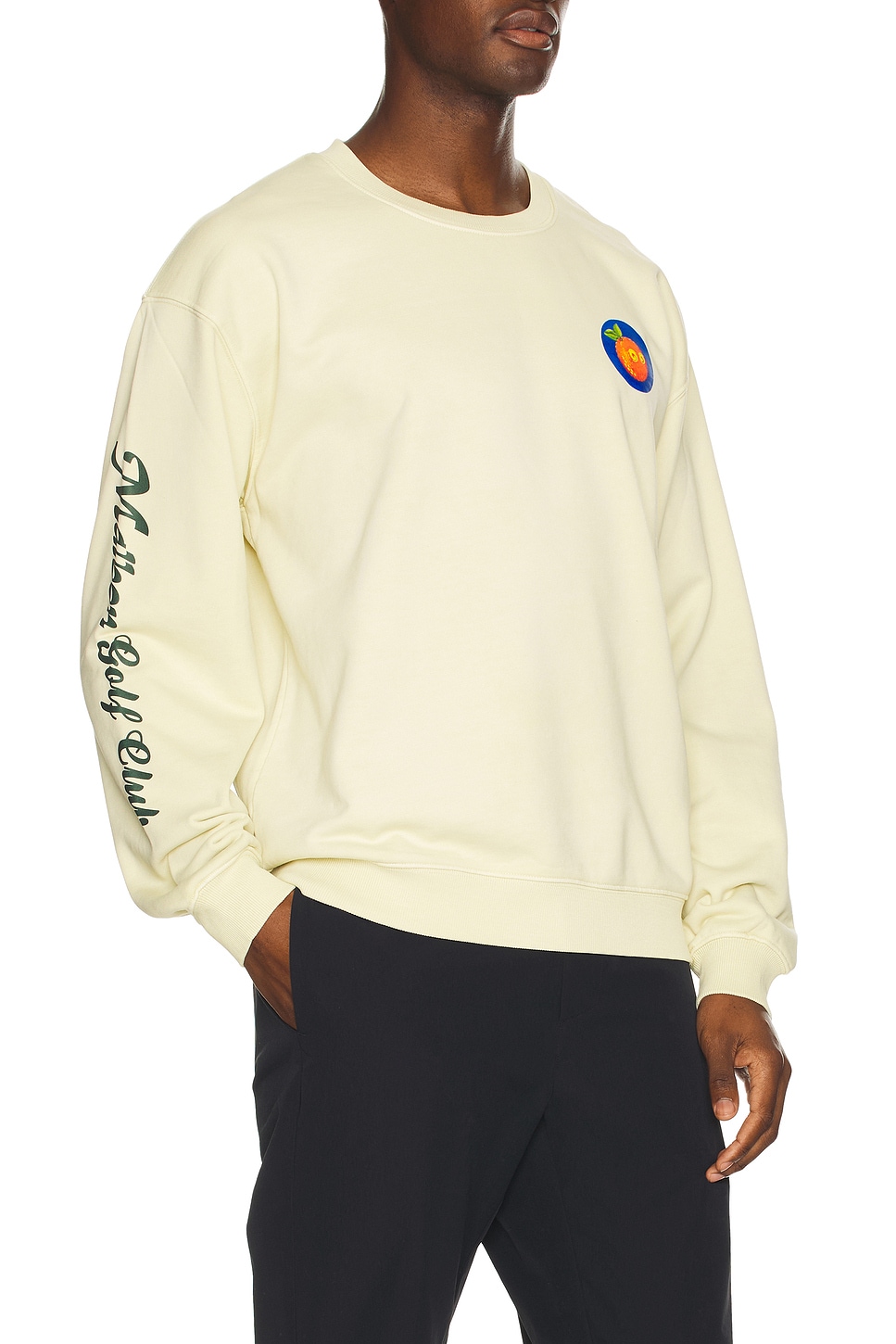 マルボンゴルフ　クルーネックスウェット　malbon golf Malbon Golf GD クルーネックスウェットシャツ - Natural | REVOLVE